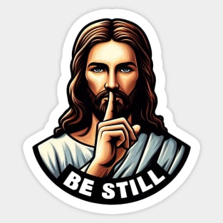 Exodus 14:14 Be Still Sticker